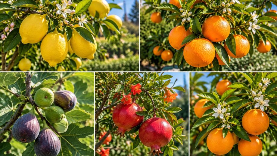 Frutales como limonero, naranjo, higuera y granado son opciones para plantar en primavera y cultivar fruta en casa. Foto ilustrativa.