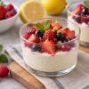 Imagen de Postre proteico de ricota, limón y frutos rojos: una receta fresca y fácil