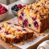Imagen de Budín crumble de frutos rojos: la receta fácil para una merienda con una cubierta crocante