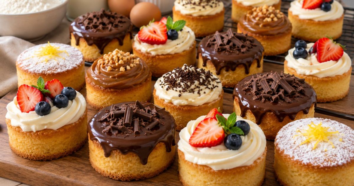 Receta para emprender: 16 mini tortas con un kilo de harina
