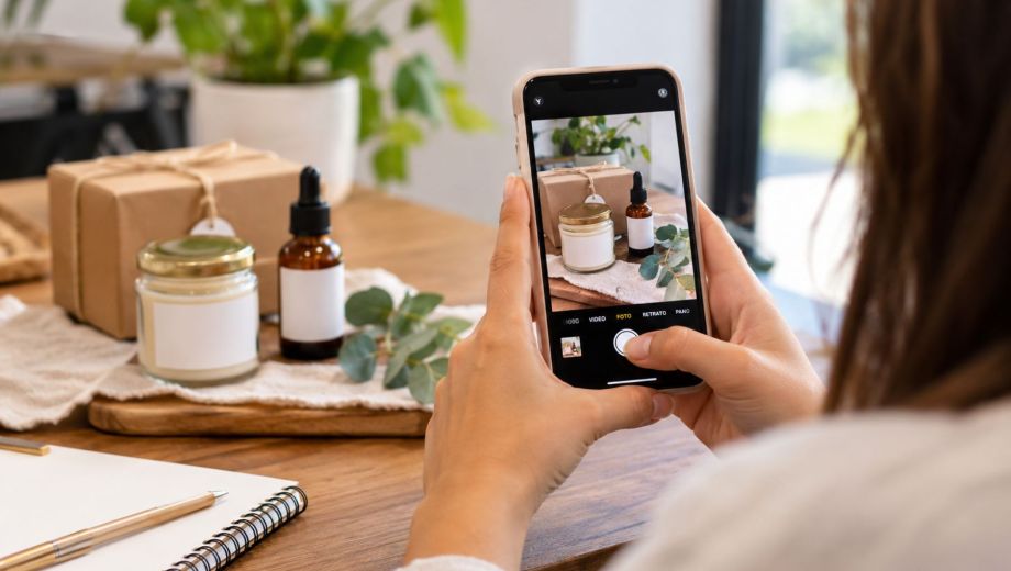 El taller brindará herramientas para mejorar fotografías de productos y crear contenido para redes sociales desde el celular. Foto ilustrativa.