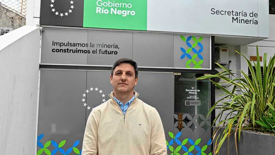 El secretario destaca el avance de la minería en Río Negro. Foto: Franco Urchipía.