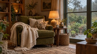 “Burrowcore”: la tendencia deco que convierte un rincón de la casa en refugio para los días fríos y lluviosos