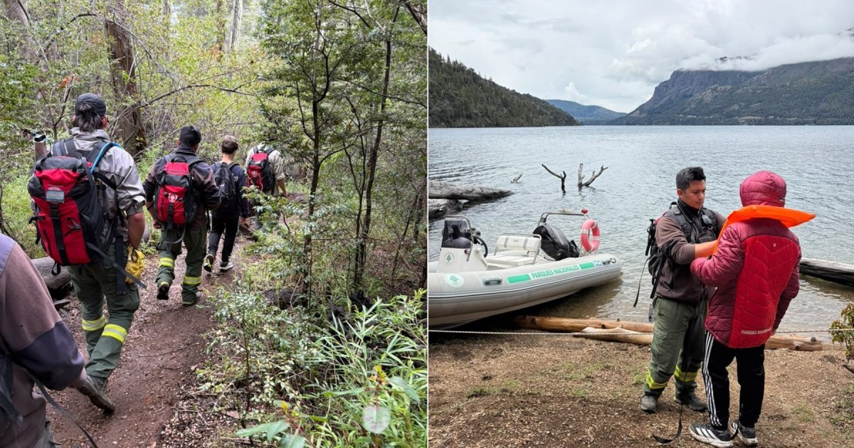 Rescatan a un adolescente perdido en el Parque Nacional Nahuel Huapi