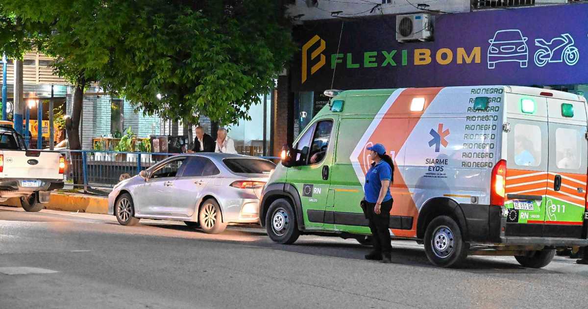 Accidente en el centro de General Roca: joven atropellada