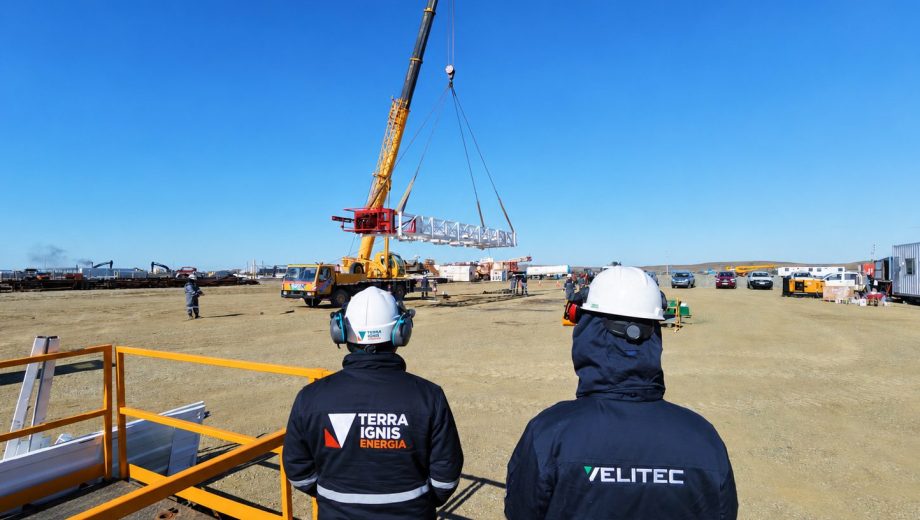 El equipo ya se encuentra en Cruz del Sur luego de ser trasladado desde Comodoro Rivadavia, en Chubut. Foto: gentileza.