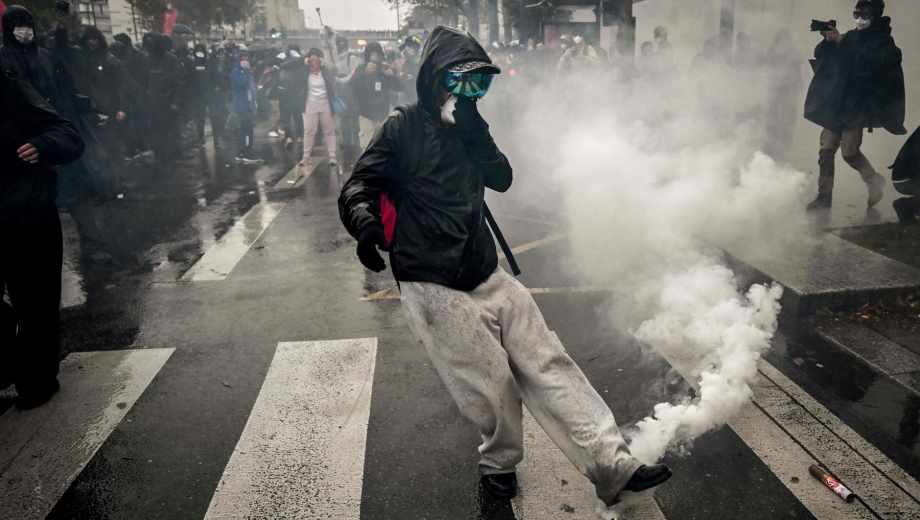 Nuevas protestas en Francia. Foto: AFP 