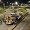 Imagen de Operativo nocturno en Neuquén: realizaron tareas de limpieza y mantenimiento en la avenida Raúl Alfonsín