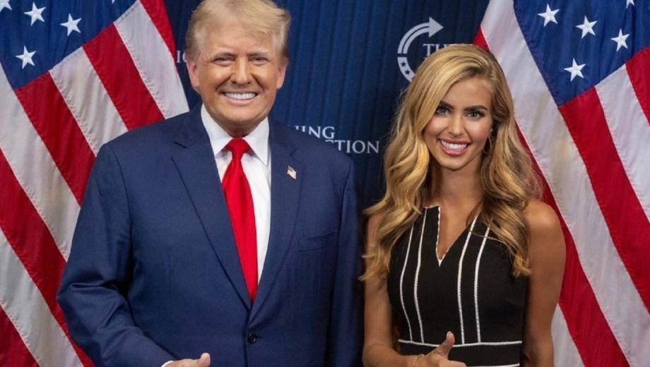 Trump designó a Katie Zacharia como nueva portavoz. Foto: Clarín 