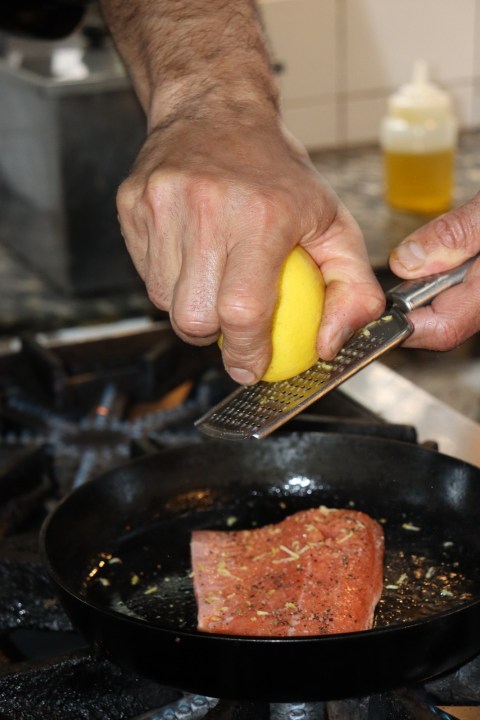 Matías Tesoriero en la cocina