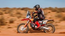 Imagen de El neuquino Santiago Rostan avanzó terreno y sigue firme en el Rally de Marruecos