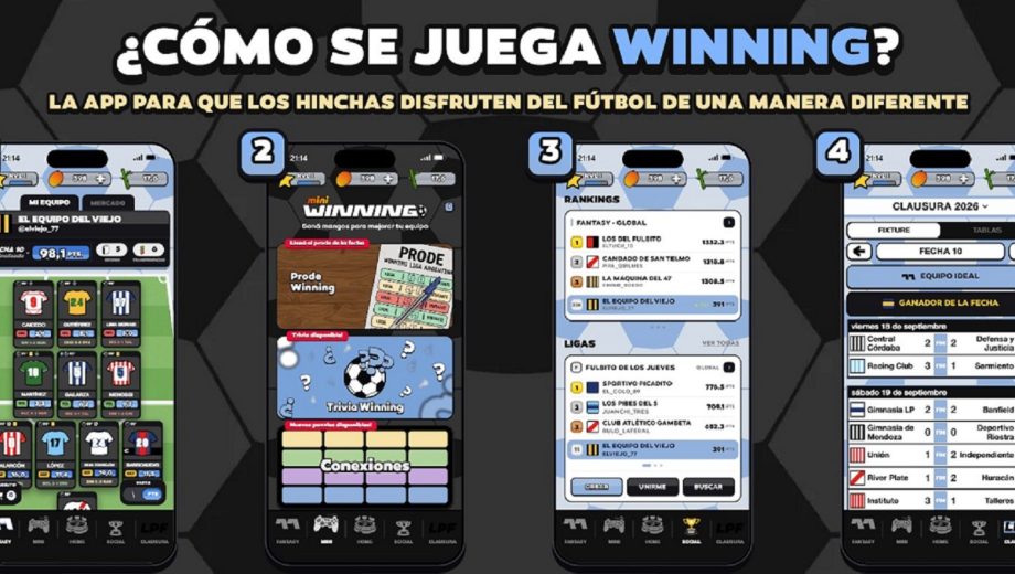 El fútbol argentino también se juega en una app.