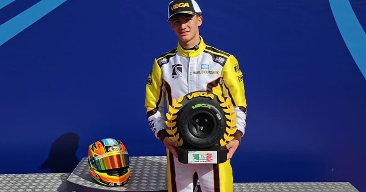 Joaquín Gorlero Pizarro se destacó en Italia al conseguir la Pole en el FIA Academy Trophy