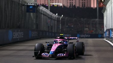 Toque al muro y eliminación en Q2: Franco Colapinto largará 15° en el GP de Singapur