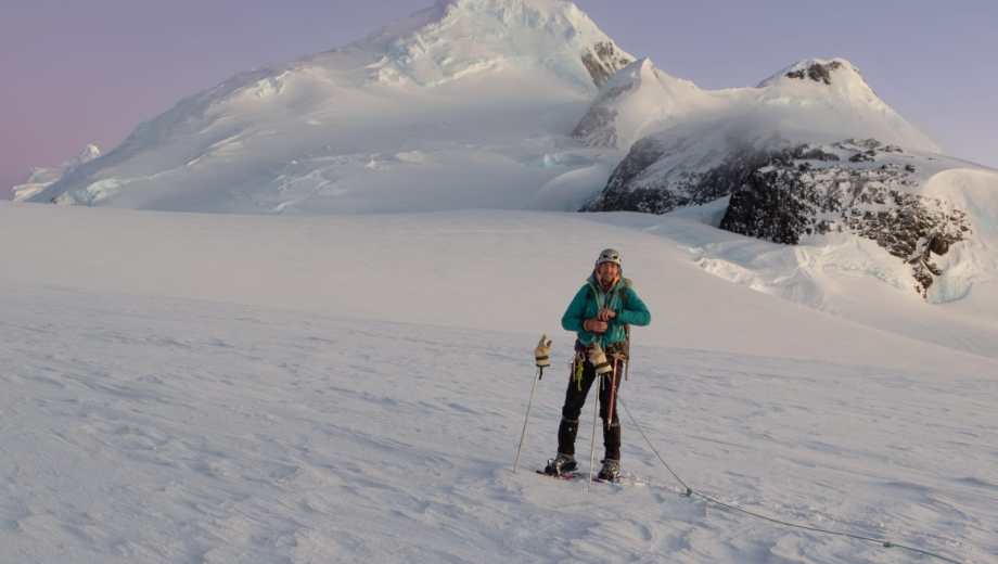 La última travesía fue rumbo al punto oeste, en el Campo de Hielo en el extremo austral de Sudamérica. Foto: gentileza
