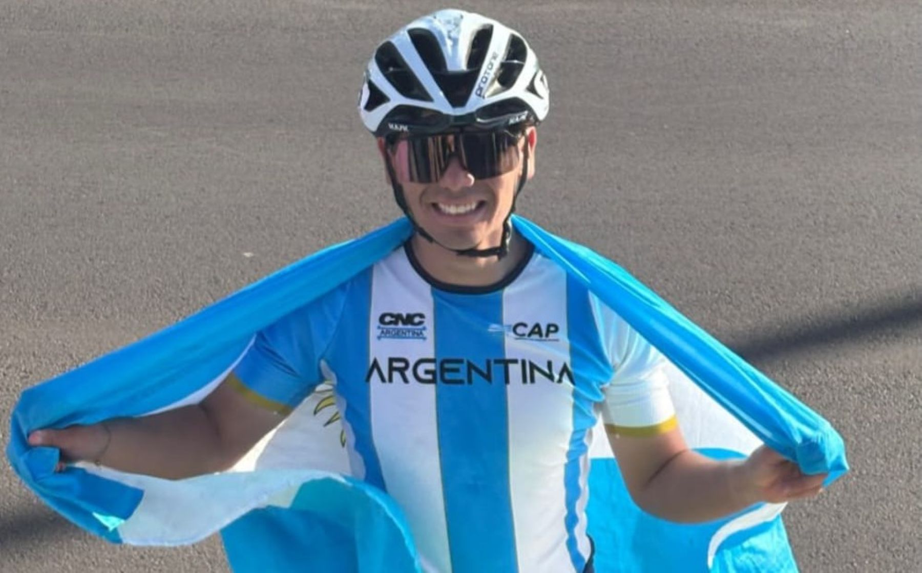 Franco Carrasco, cuarto en el Mundial de patín carrera en Paraguay