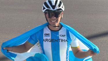 ¡A un suspiro de la medalla!: Franco Carrasco, de Neuquén, fue cuarto en el Mundial de patín carrera