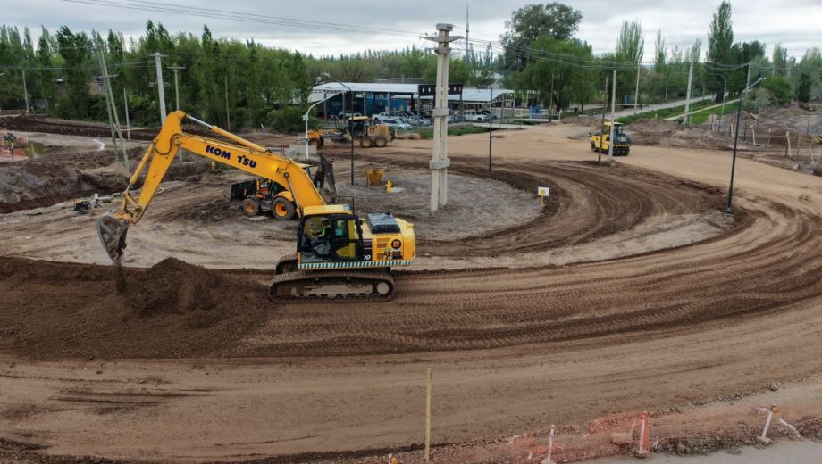 Los trabajos se financian con presupuesto municipal y tienen un plazo de ejecución previsto de ocho meses.  Foto: municipio de Cipolletti. 