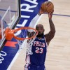 Imagen de NBA: LeBron James, en su estreno con los 76ers, le amargó la fiesta al campeón en Nueva York