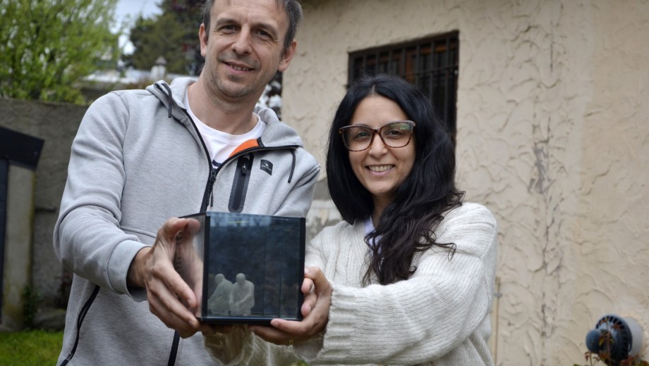 Ricardo Alonso y Celeste Difabio Videla obtuvieron el primer premio. Foto: Chino Leiva