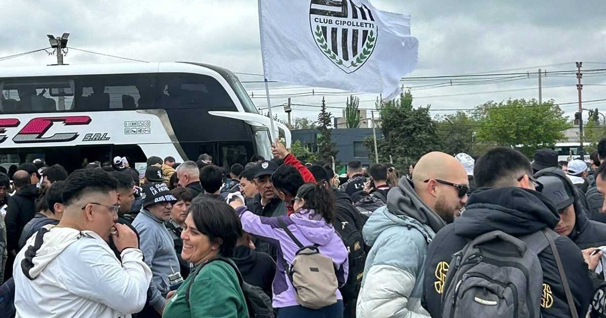 Cipolletti: más de 1000 hinchas viajan a Córdoba para la final del Federal A