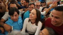 Imagen de María Corina Machado volvió a Venezuela tras diez meses fuera del país: «Estoy aquí, con ustedes»