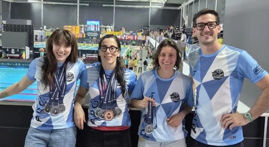 El Equipo GONE dejó su huella en el Panamericano Máster de Natación disputado en Buenos Aires. (Foto: Gentileza)