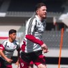 Imagen de Aníbal Moreno volvió a entrenarse diferenciado y se complica su presencia ante Boca