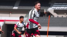 Imagen de Aníbal Moreno volvió a entrenarse diferenciado y se complica su presencia ante Boca