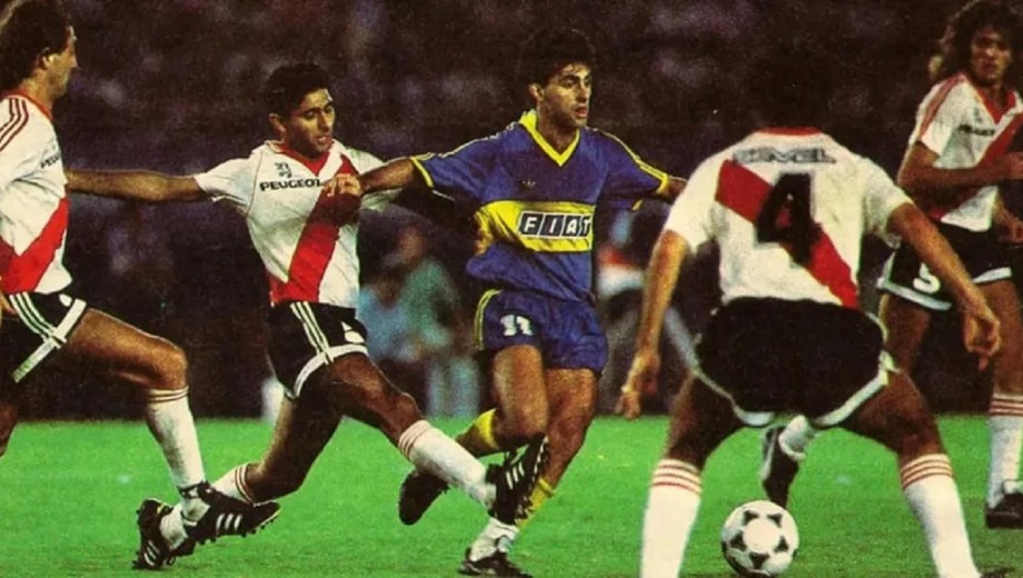 Diego Latorre y Leonardo Astrada, dos figuras que disputaron aquel choque en 1991.
