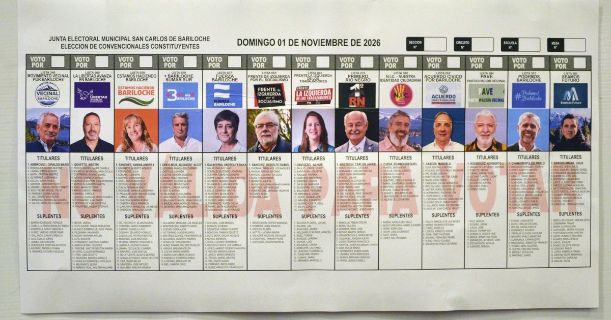 Candidatos en Bariloche proponen cambios a la Carta Orgánica municipal