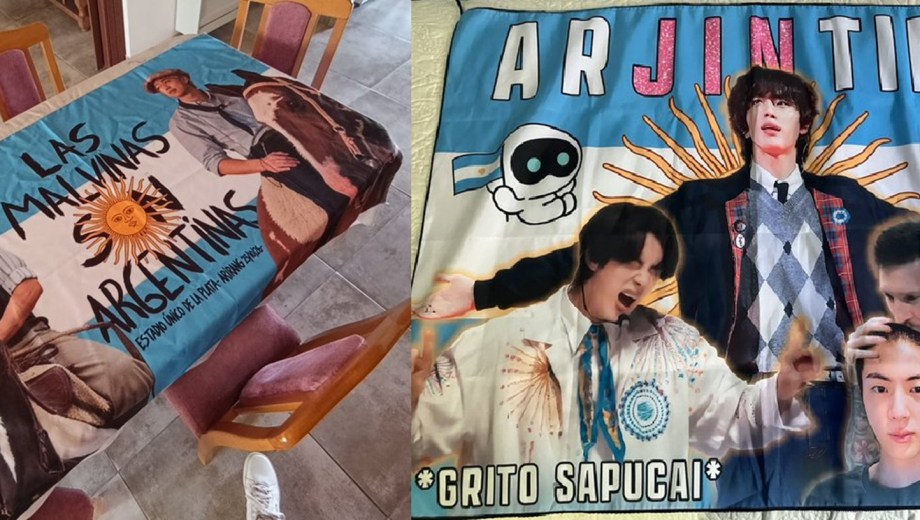 Las banderas más virales del show de BTS en La Plata