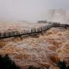 Imagen de La crecida del río Iguazú obligó a cerrar nuevamente los circuitos de las Cataratas: qué se puede visitar