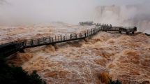 Imagen de La crecida del río Iguazú obligó a cerrar nuevamente los circuitos de las Cataratas: qué se puede visitar