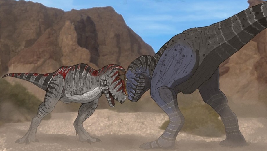 Investigadores afirman que los ornamentos habrían favorecido comportamientos socio-sexuales complejos en los dinosaurios.  (Ilustración por José Humberto Cano).