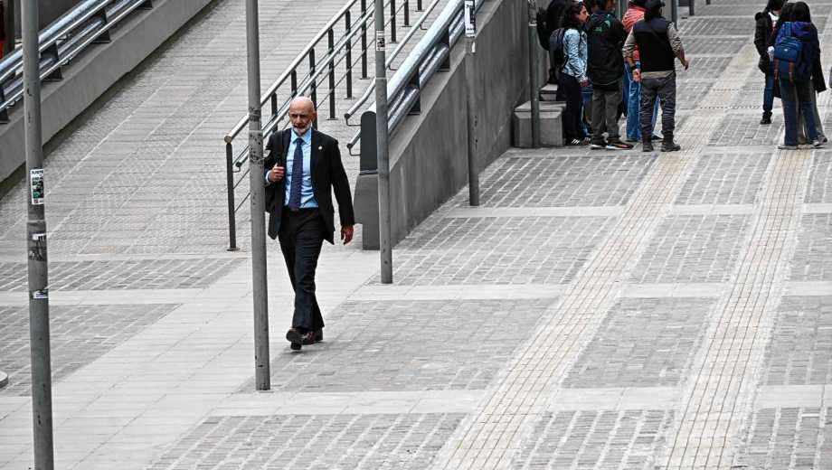 El fiscal Vignaroli estuvo solo, sin el equipo de Delitos Económicos, en la audiencia de sobreseimiento del lunes (foto Cecilia Maletti)