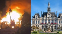 Imagen de Tensión en Francia: incendiaron el histórico ayuntamiento de Limoges durante una protesta por el costo de vida