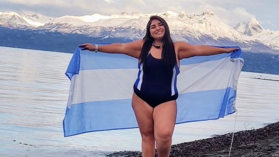 Gisella fue subcampeona en los 200 metros pecho en el Winter Swimming World Cup en El Calafate 2024. Foto: gentileza.