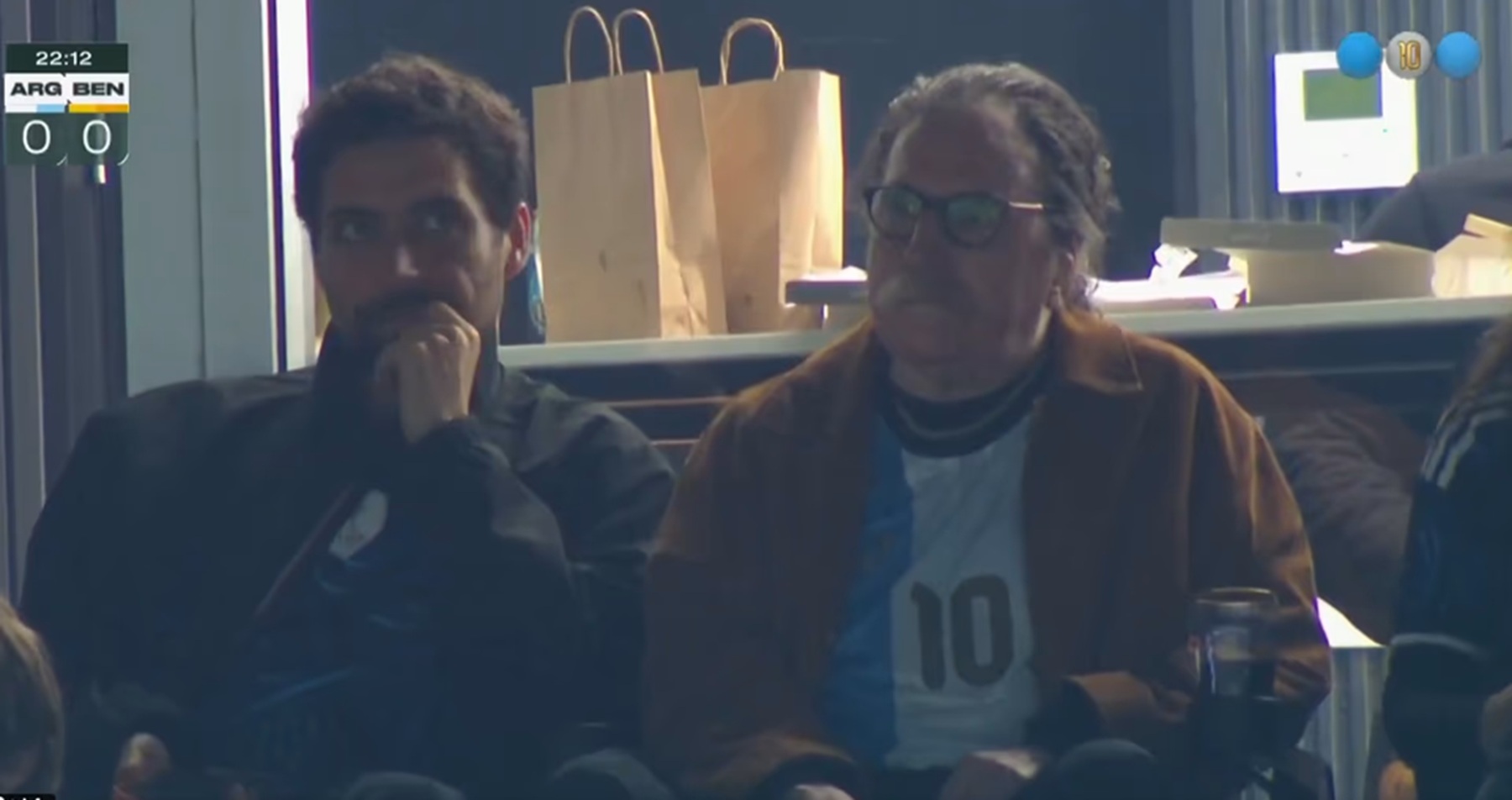 Charly García estuvo presente en la despedida de Messi en el Monumental