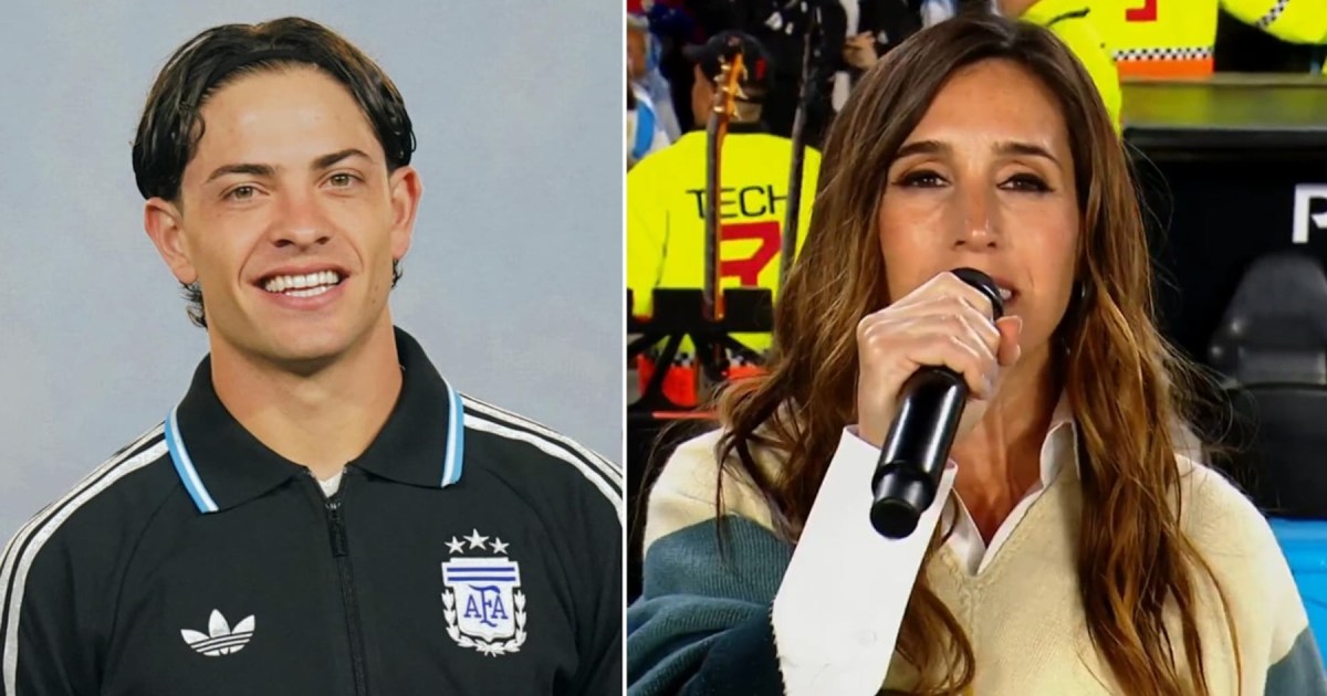 Trueque entre Agustín Giay y Soledad Pastorutti en despedida de Messi
