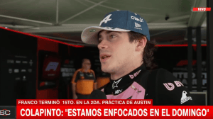 El optimismo de Franco Colapinto tras las prácticas en el GP de Estados Unidos: «Hay mucho para mejorar y entender»