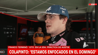 El optimismo de Franco Colapinto tras las prácticas en el GP de Estados Unidos: «Hay mucho para mejorar y entender»
