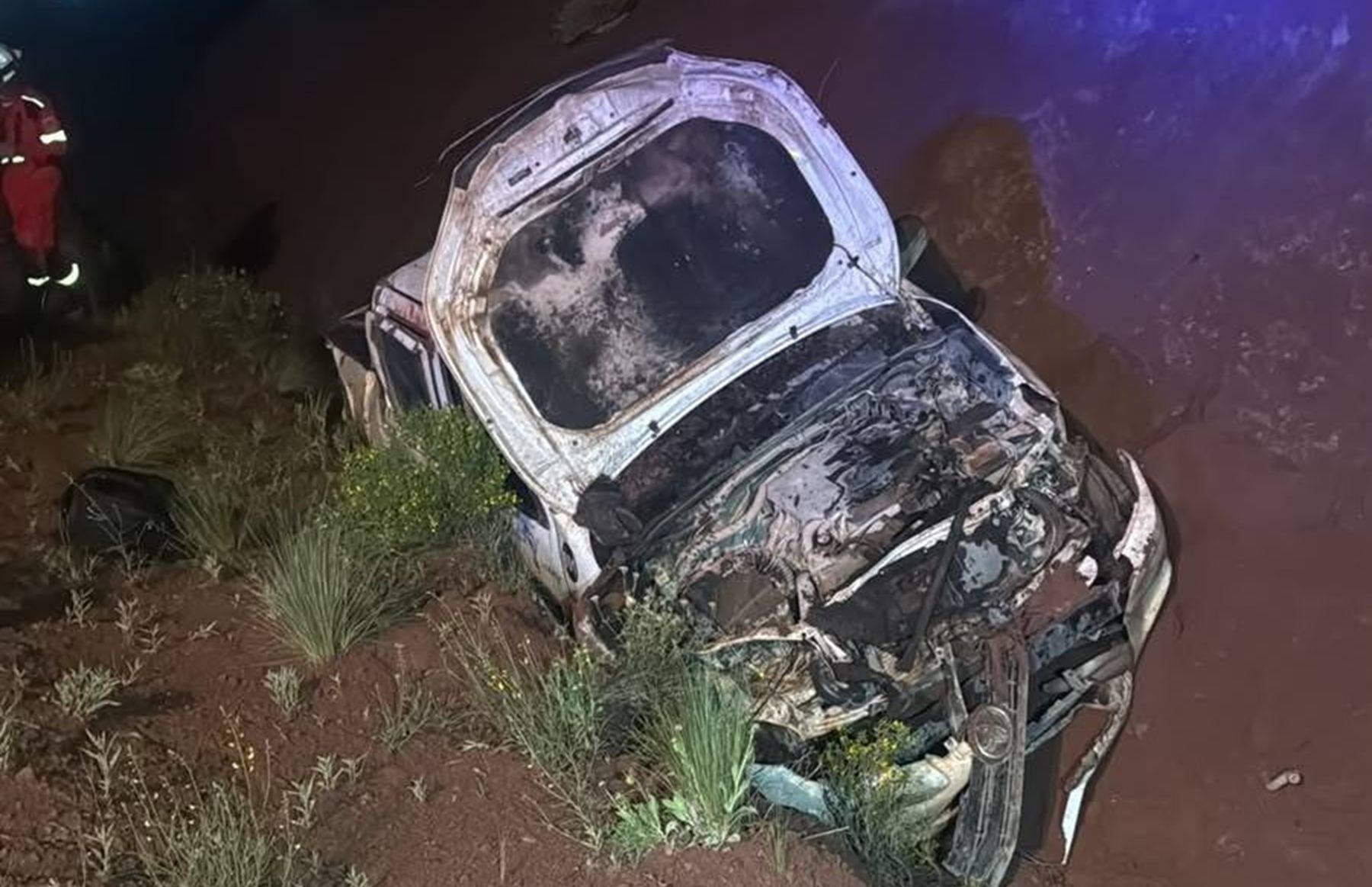 Accidente en Ruta 5: vuelco de camioneta causó cinco heridos cerca de Rincón