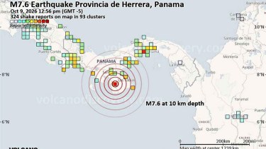 Terremoto de magnitud 7,6 sacudió Panamá y se sintió en Colombia: alerta en las costas del Pacífico