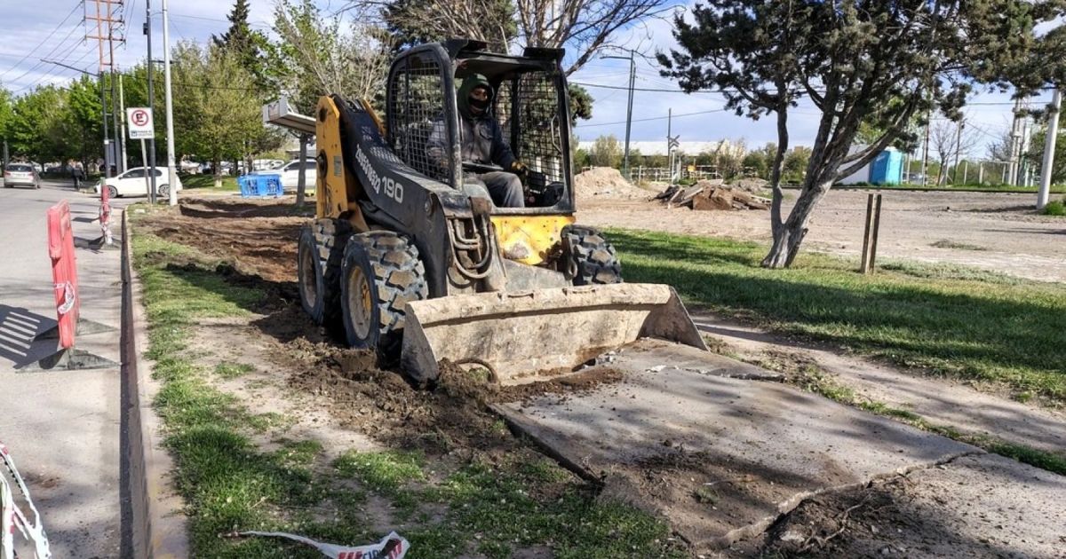 Inicia la obra del Parque del Mercado en Cipolletti para revitalizar la entrada a la ciudad