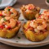 Imagen de Canastitas de plátano con camarones: una receta diferente, crocante y llena de sabor
