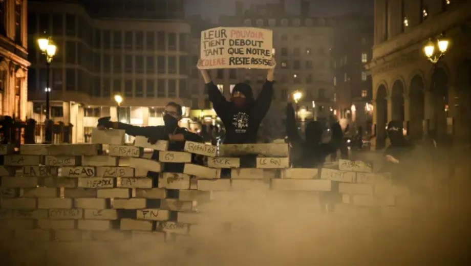 Protestas en Francia. Foto: AFP. 