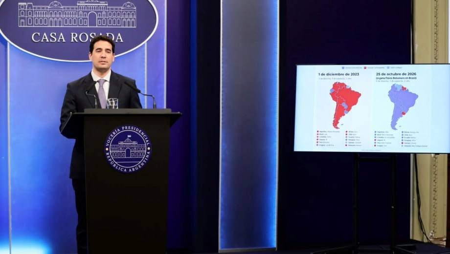 Adrián Ravier, vocero presidencial. Foto: Presidencia. 