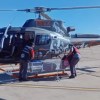 Imagen de El barro bloqueó los caminos y tuvieron que evacuar en helicóptero a un hombre de Neuquén que necesitaba ir al médico