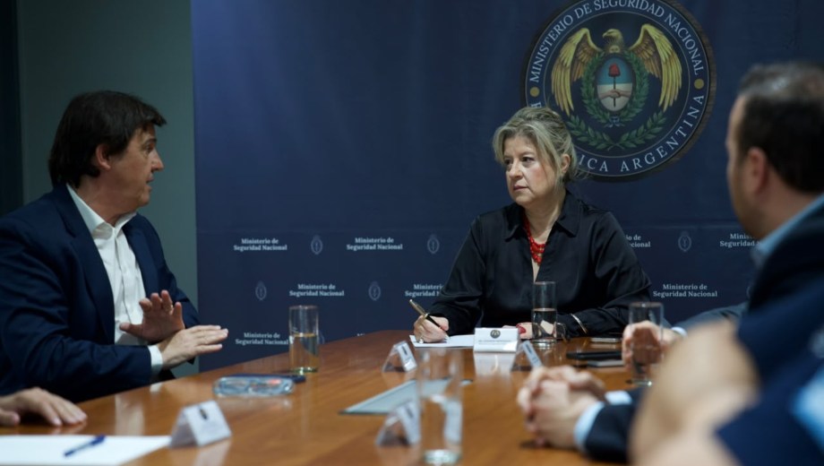 la ministra Alejandra Monteoliva encabezó la reunión. Foto: Presidencia. 